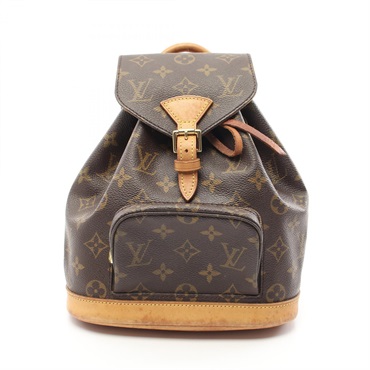 LOUIS VUITTON Mini Montsouris Rucksack Backpack M51137 Monogram leather Brown LV