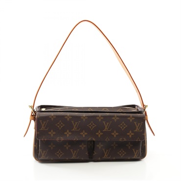 LOUIS VUITTON Viva cite MM Shoulder Bag M51164 Monogram canvas Brown Used Women
