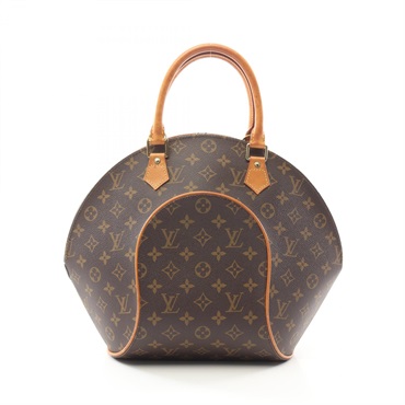 LOUIS VUITTON Ellipse MM Handbag M51126 Monogram canvas leather Brown Used Women