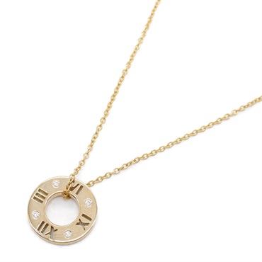 TIFFANY＆CO Astra Pierced Necklace 4PD diamond 18KPG Pink Rose Gold Used women