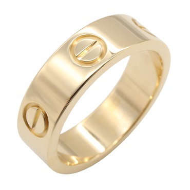 CARTIER Love Ring 18KYG Yellow Gold Used unisex US size 5.5 #51