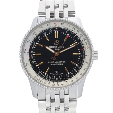 BREITLING Navi timer Wrist Watch A17326 Automatic Stainless Steel Used mens