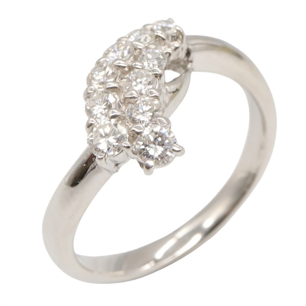 JEWELRY Diamond Ring Pt900 Platinum Used Women US size 5.75