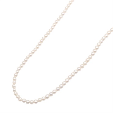 JEWELRY Akoya Pearl Necklace 18KYG Yellow Gold White Used 56cm