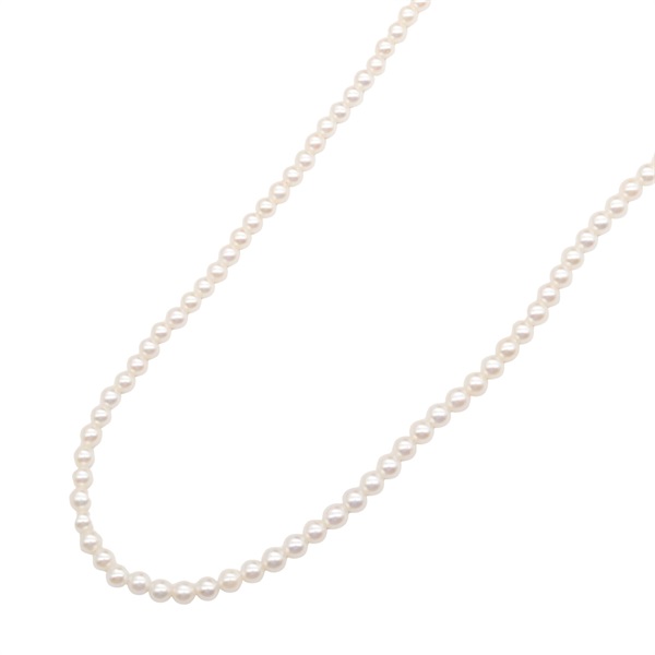 JEWELRY Akoya Pearl Necklace 18KYG Yellow Gold White Used 56cm