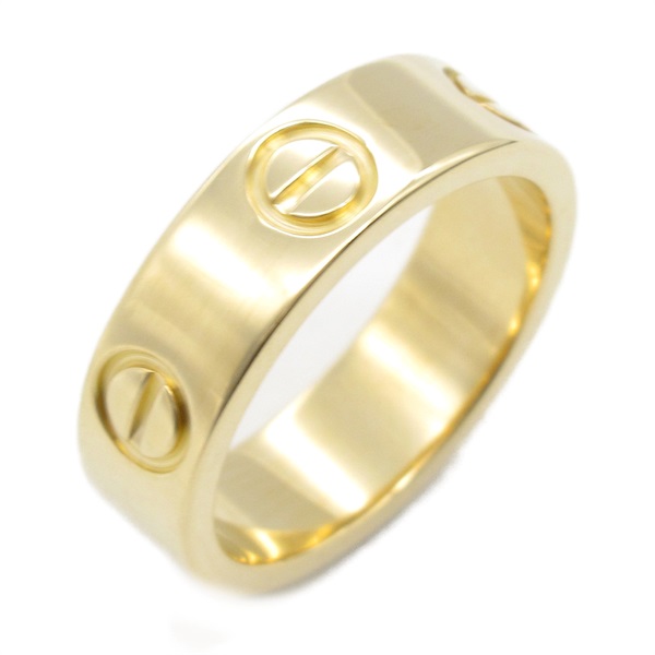 CARTIER Love Ring 18KYG Yellow Gold Used unisex US size 4.25 #48