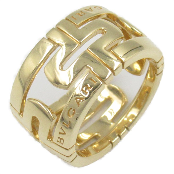 BVLGARI Parentesi Large Ring 18KYG Yellow Gold Used women US size 6.5 #53