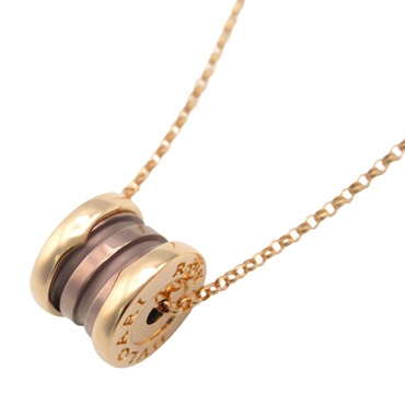 BVLGARI B-zero1 Necklace Pendant 18KPG Pink Rose Gold Used unisex women
