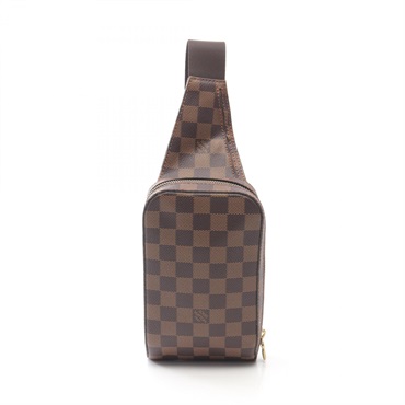 LOUIS VUITTON Geronimos Belt Waist Bag N51994 Damier Canvas Ebene Used Unisex LV