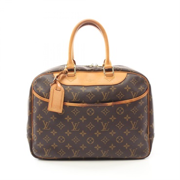 LOUIS VUITTON Deauville  Handbag M47270 Monogram canvas Brown Used Women LV