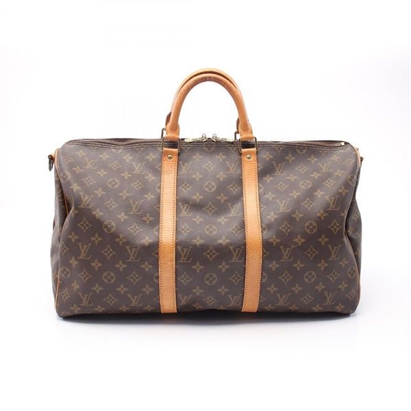 LOUIS VUITTON Keepall Bandouriere 50 travel hand bag M41416 Monogram leather LV