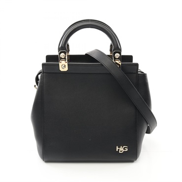 GIVENCHY HDG Hand shoulder bag L5410008 leather Black Used Women