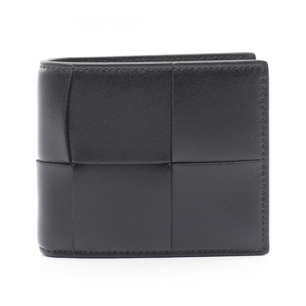BOTTEGA VENETA cassette Bi-fold wallet purse 749455VBWD28803 leather Black