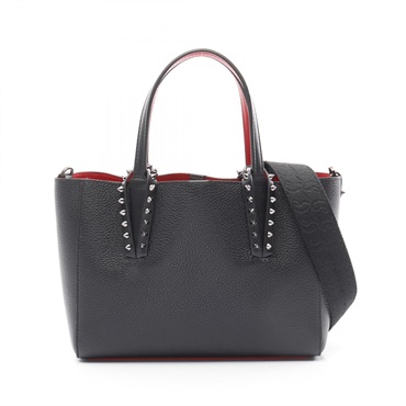 Christian Louboutin Cabata mini Tote crossbody Bag 1255049B078 leather Black