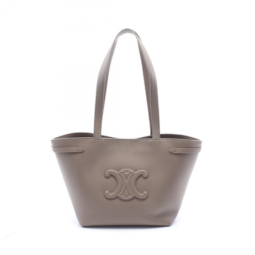 CELINE Small Cabas Anais Cuir Triomphe Tote shoulder Bag 118233ENY10BL pebble