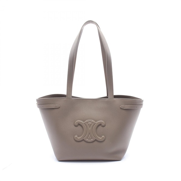 CELINE Small Cabas Anais Cuir Triomphe Tote shoulder Bag 118233ENY10BL pebble
