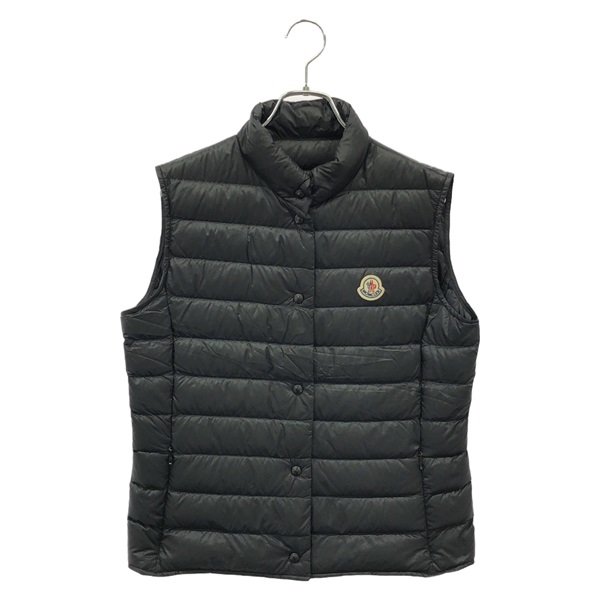 MONCLER Down Vest Nylon Black #3 Used mens