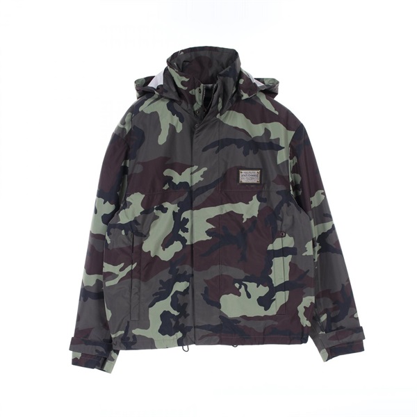 DOLCE & GABBANA Nylon jacket #50 polyester camouflage Khaki Used mens