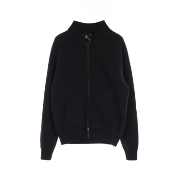 LOUIS VUITTON Monogram Zipped Jacket RM211M ZMA HKN05W wool Black Used mens S