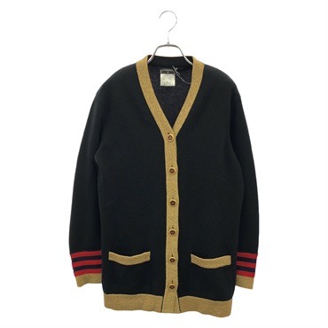 CHANEL Cardigan Knit Jacket sweater P36174K02177 cashmere Black Used Women #34