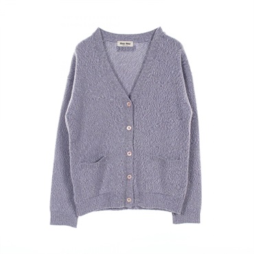 Miu Miu cardigan MMF759 cashmere wool Purple Size 38 Used Women