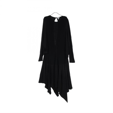 womens asymmetrical dresses Loewe Cotton Blend Midi Dress main image 0