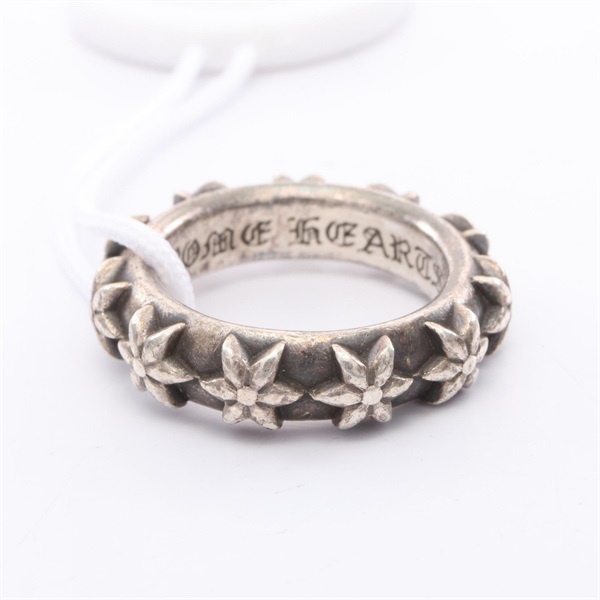 CHROME HEARTS Star band Ring Silver925 Used mens US size 8.25