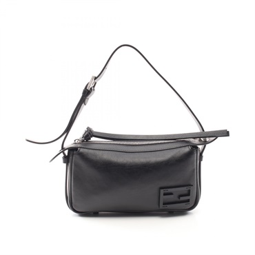 FENDI Simply Fendi Mini Shoulder Bag 8BS097AS7AF1QD0 leather Black NEW