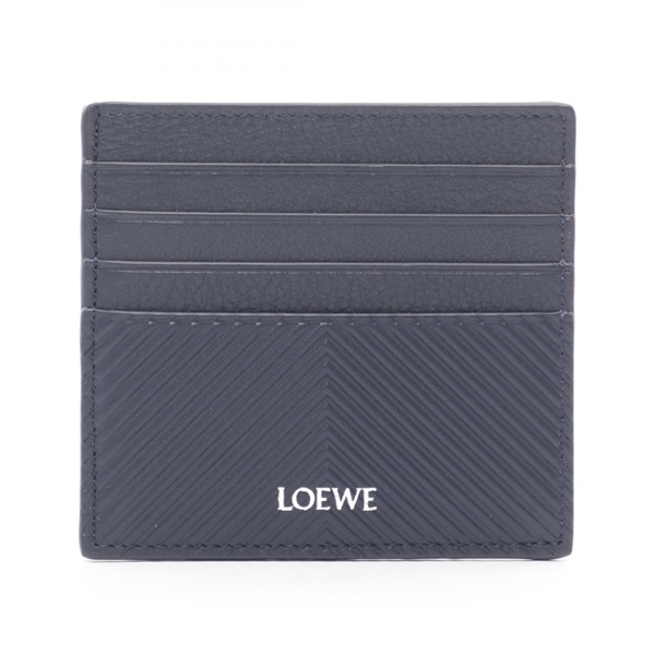LOEWE Open Card Holder Case C779W72X015544 Leather Navy NEW