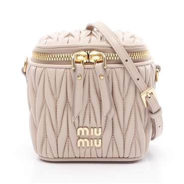 Miu Miu MATELASSE Micro Shoulder crossbody Bag 5NR018AFPPF0236 leather Pink new
