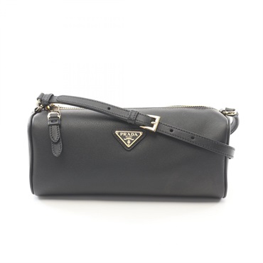 PRADA SACCA Shoulder Bag 1BC2392CYSF0002 leather Black nero NEW