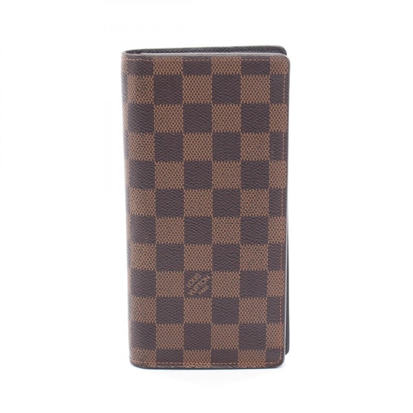 LOUIS VUITTON Portefeuille Brazza Bifold purse N60017 Damier Ebene Used wallet