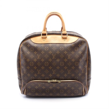 LOUIS VUITTON Evasion hand bag M41443 Monogram  canvas leather Brown Used LV