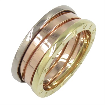BVLGARI B-zero1 Perfect Mistake Ring 18KYG Gold 18KPG 18KWG Used US size 9.5