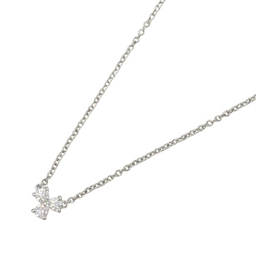 TIFFANY＆CO Aria Diamond Necklace Pendant Pt950 Platinum Used women