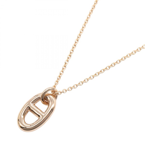 HERMES Farandole Necklace Pendant 18KPG Pink Rose Gold Used women