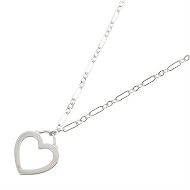 TIFFANY＆CO Sentimental Heart Necklace pendant 18KWG White Gold Used women