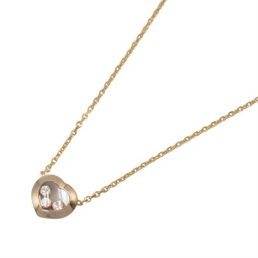 Chopard Happy diamond necklace pendant 18KPG Pink Rose Gold Used women