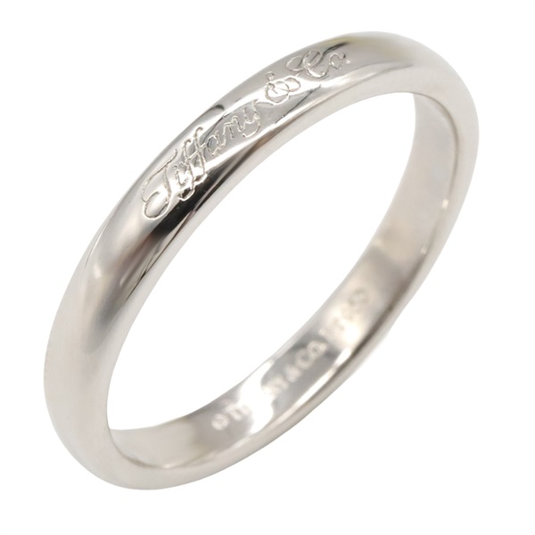 TIFFANY＆CO Notes Ring Pt950 Platinum Used unisex US size 7.75
