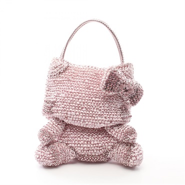 ANTEPRIMA Razo Hello Kitty Wire Bag Hand PBF893156 Nylon Pink Used Women