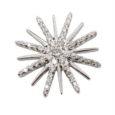 JEWELRY Diamond Pendant Top 18KWG White Gold Used women