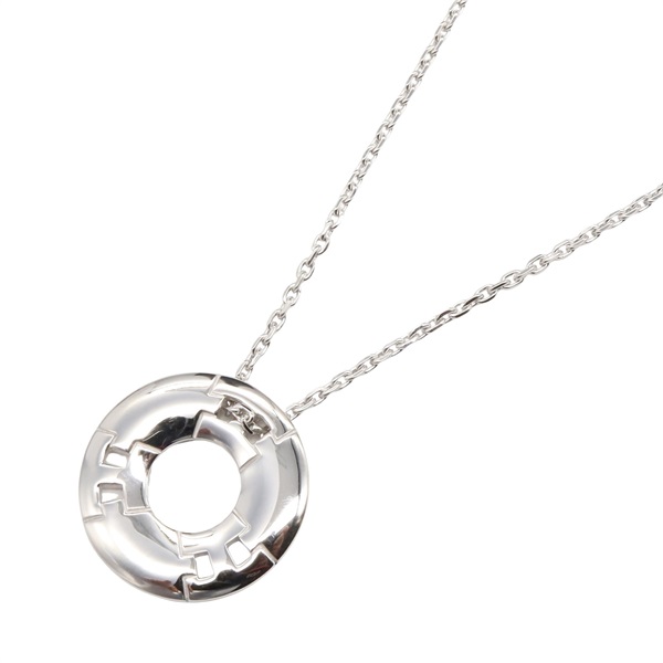 HERMES Hercules Necklace Pendant 18KWG White Gold Used women