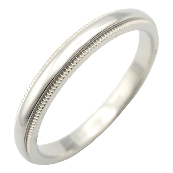 TIFFANY＆CO Milgrain Ring Pt950 Platinum Used unisex US size 9.5