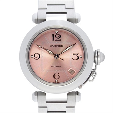 CARTIER Pasha C Small Date Wrist Watch W31075M7 Automatic winding SS Used Boys