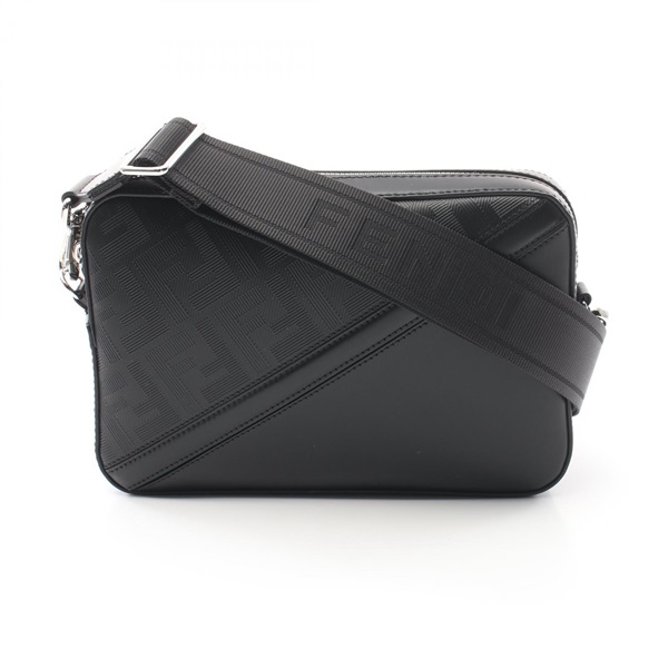 FENDI Diagonal Camera Case Shoulder Bag 7M0286AQW1F0GXN leather Black NEW mens