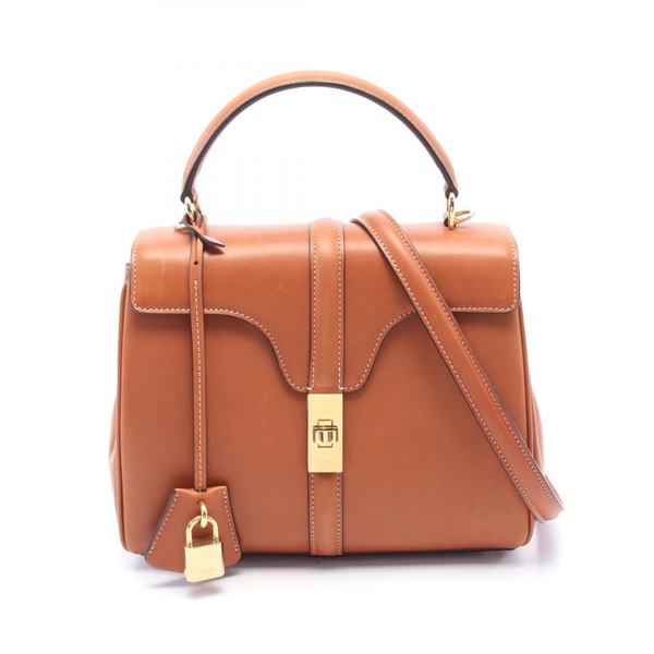 CELINE 16 Small 2way shoulder Handbag 188003BF903TN leather Brown NEW Women