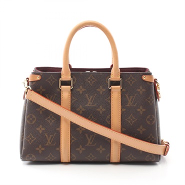 LOUIS VUITTON Soufflot BB Hand crossbody bag M44815 Monogram leather Brown Used