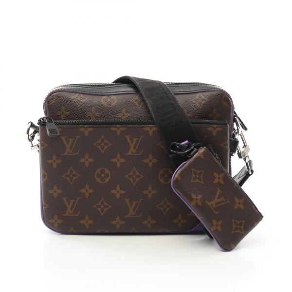 LOUIS VUITTON Trio Messenger Shoulder crossbody Bag M46266 Monogram macassar LV