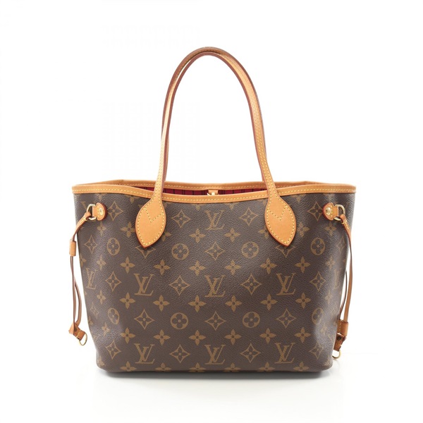 LOUIS VUITTON Neverfull PM Tote shoulder Bag M41001 Monogram leather Fuschia LV