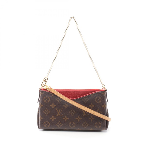 LOUIS VUITTON Pallas clutch Hand chain shoulder crossbody bag M41638 Monogram LV